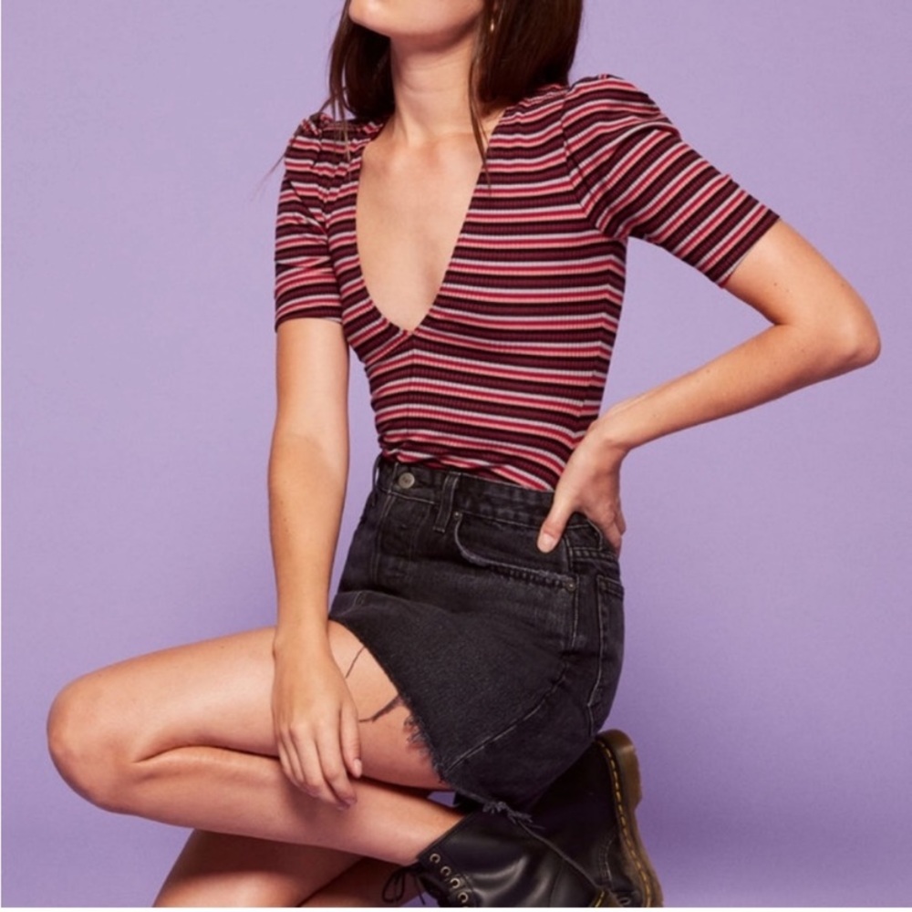 Reformation Plunge Top
